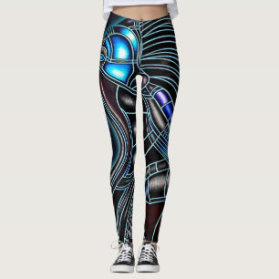 Cyborg Skeleton Leggings