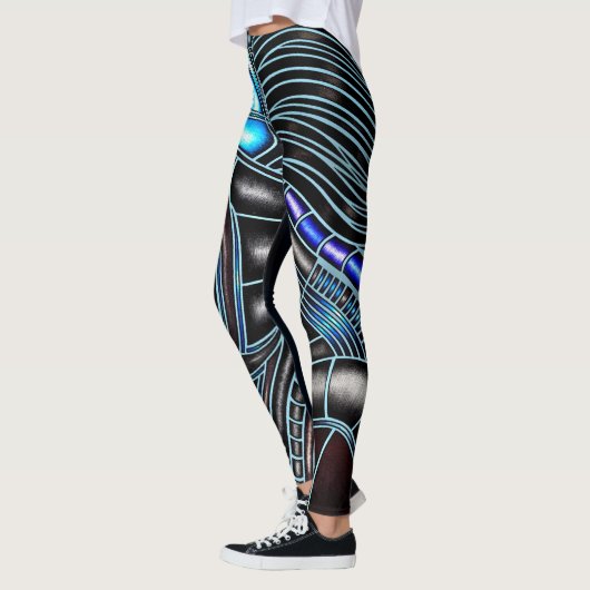 Cyborg Skeleton Leggings (Links)