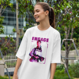 Cyborg Soldier Woman T-shirt