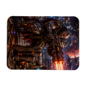 Cyborg Space Pirate — Heavy Gunner Magneet (Horizontaal)