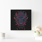 Cyborg Square Wall Clock Vierkante Klok (Huis)