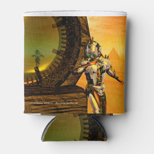 CYBORG TITAN, DESERT HYPERION Science Fiction Scif Blikjeskoeler (Voorkant)