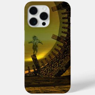 CYBORG TITAN, DESERT HYPERION Science Fiction Scif iPhone 15 Pro Max Hoesje