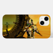 CYBORG TITAN, DESERT HYPERION Science Fiction Scif Case-Mate iPhone Case (Achterkant (horizontaal))