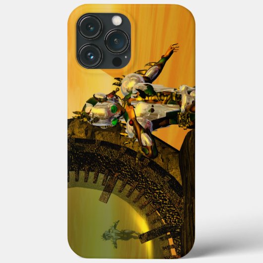CYBORG TITAN, DESERT HYPERION Science Fiction Scif Case-Mate iPhone Case (Achterkant)