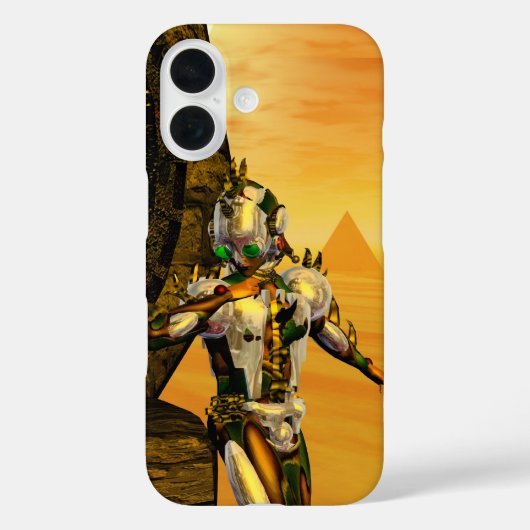 CYBORG TITAN, DESERT HYPERION Science Fiction Scif Case-Mate iPhone Case (Achterkant)