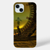 CYBORG TITAN, DESERT HYPERION Science Fiction Scif Case-Mate iPhone Case (Achterkant)