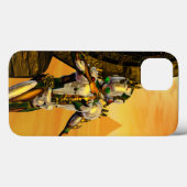 CYBORG TITAN, DESERT HYPERION Science Fiction Scif Case-Mate iPhone Case (Achterkant (horizontaal))