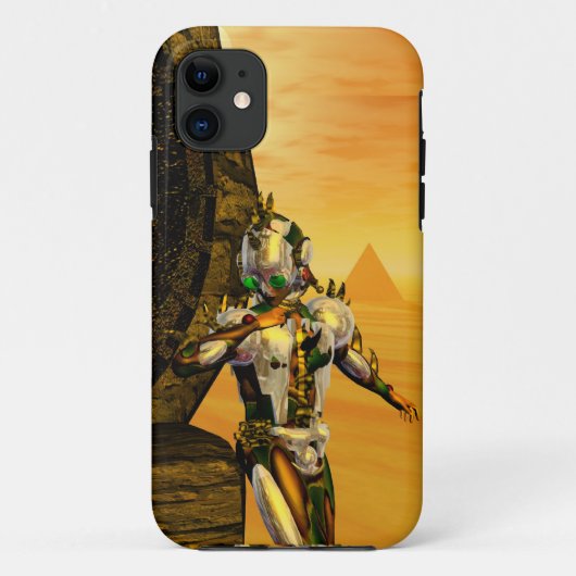 CYBORG TITAN, DESERT HYPERION Science Fiction Scif Case-Mate iPhone Case (Achterkant)