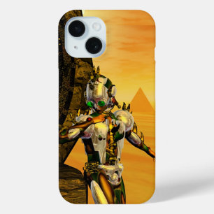 CYBORG TITAN, DESERT HYPERION Science Fiction Scif iPhone 15 Case