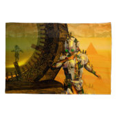 CYBORG TITAN, DESERT HYPERION Science Fiction Scif Kussensloop (Achterkant-Links)