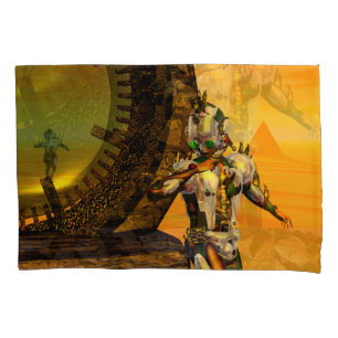 CYBORG TITAN, DESERT HYPERION Science Fiction Scif Kussensloop