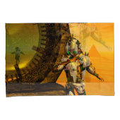 CYBORG TITAN, DESERT HYPERION Science Fiction Scif Kussensloop (Voorkant-Rechts)