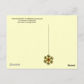 CYBORG TITAN IN DESERT OF HYPERION Science Fiction Briefkaart (Achterkant)