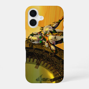 CYBORG TITAN,WOESTIJN HYPERION Sciencefiction Scif iPhone 16 Hoesje