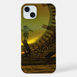 CYBORG TITAN,WOESTIJN HYPERION Sciencefiction Scif iPhone 15 Plus Case