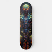 Cyborg Warrior Persoonlijk Skateboard (Voorkant)