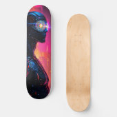 Cyborg Warrior Persoonlijk Skateboard (Voorkant)