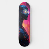 Cyborg Warrior Persoonlijk Skateboard (Voorkant)