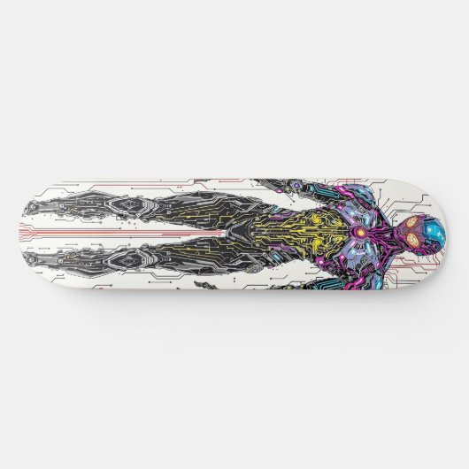 Cyborg Warrior Persoonlijk Skateboard (Horizontaal)