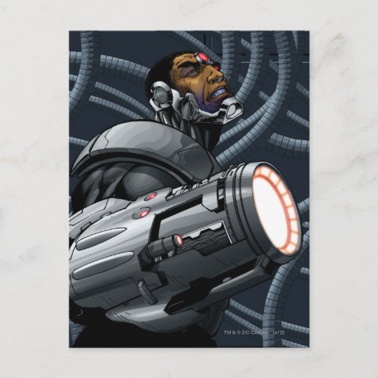 Cyborg & Weapon Bust Briefkaart (Voorkant)