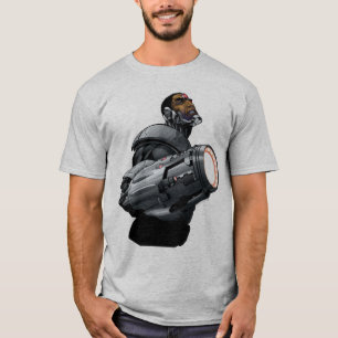 Cyborg & Weapon Bust T-shirt
