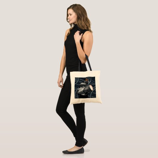 Cyborg & Weapon Bust Tote Bag (Voorkant (model))