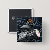 Cyborg & Weapon Bust Vierkante Button 5,1 Cm (Voorkant /achterkant)