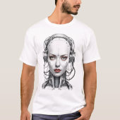 Cyborg weiblich t-shirt (Voorkant)