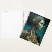 Cyborg Woman Fantasy Sci-Fi Art Planner (Display)
