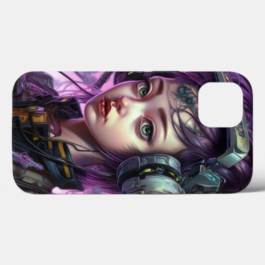 Cyborg Woman Science Case-Mate iPhone Case (Achterkant (horizontaal))