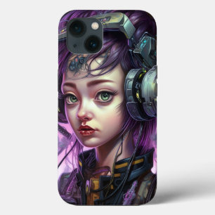 Cyborg Woman Science Case-Mate iPhone Case