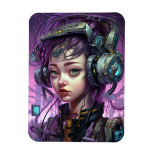 Cyborg Woman Science Magneet