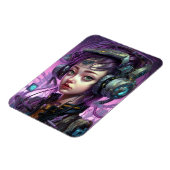 Cyborg Woman Science Magneet (Linkerzijde)