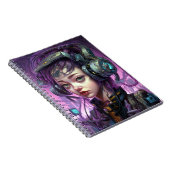 Cyborg Woman Science Notitieboek (Rechterzijde)