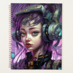 Cyborg Woman Science Planner<br><div class="desc">Fantasy art producten van The Lunarium.</div>