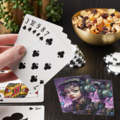 Cyborg Woman Science Pokerkaarten (Insitu)