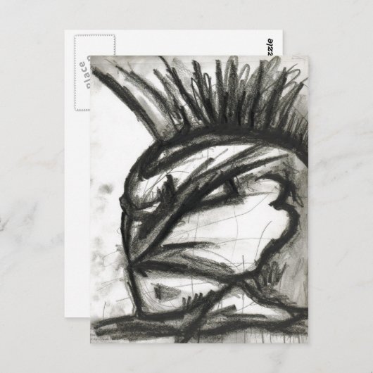 cyborgnacht briefkaart (Voorkant / Achterkant)