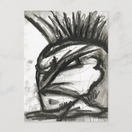 cyborgnacht briefkaart (Voorkant)