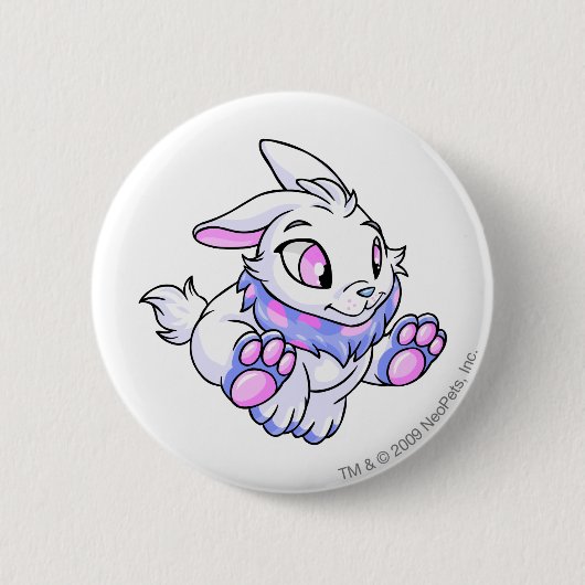 Cybunny Blue Ronde Button 5,7 Cm (Voorkant)
