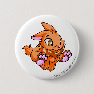 Cybunny Oranje Ronde Button 5,7 Cm
