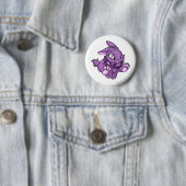 Cybunny Paars Ronde Button 5,7 Cm (In situ)