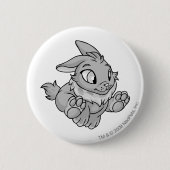 Cybunny Silver Ronde Button 5,7 Cm (Voorkant)