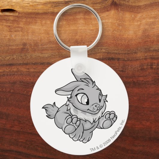 Cybunny Silver Sleutelhanger (Voorkant)
