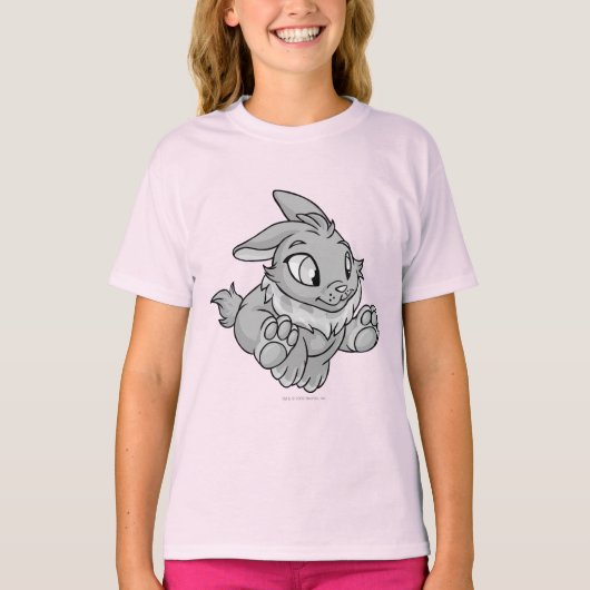 Cybunny Silver T-shirt (Voorkant)