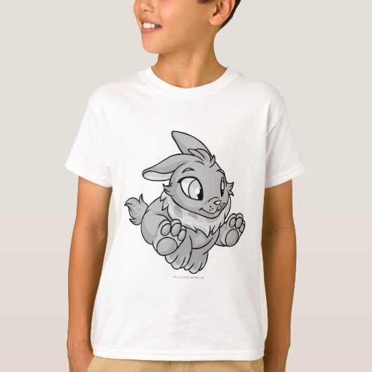 Cybunny Silver T-shirt (Voorkant)
