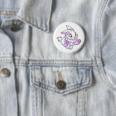 Cybunny White Ronde Button 5,7 Cm (In situ)