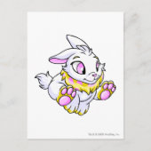 Cybunny Yellow Briefkaart (Voorkant)