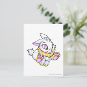 Cybunny Yellow Briefkaart (Staand voorkant)