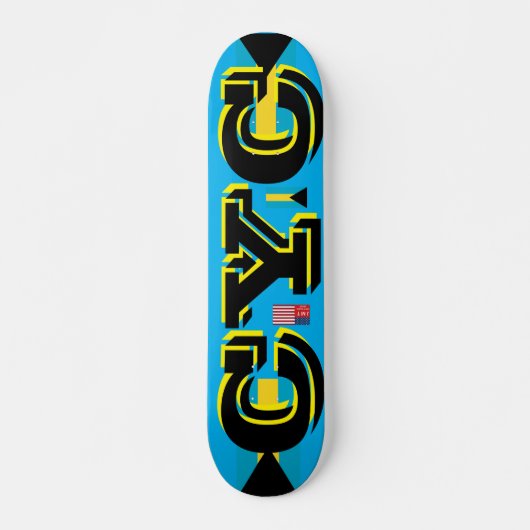 CYC JMT BAHAMAS 7 3/4" Skateboard Deck (Voorkant)